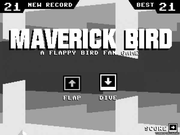 Хардкорный клон Flappy Bird — Maverick Bird Хардкорный клон Flappy Bird — Maverick Bird